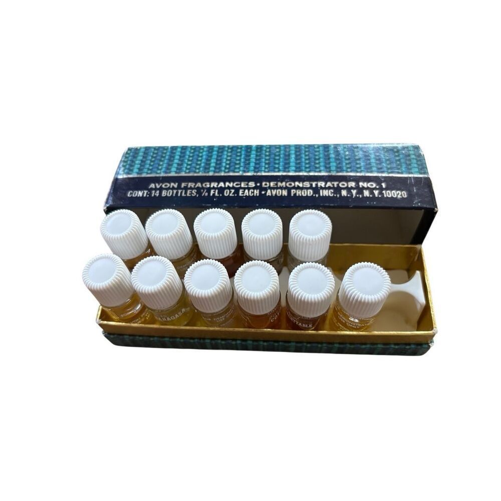 Avon Fragrances Demonstrator No. 1 Sample Kit 3 Missing All Less Than Full